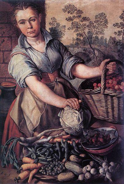 Joachim Beuckelaer Vegetable Seller oil painting picture